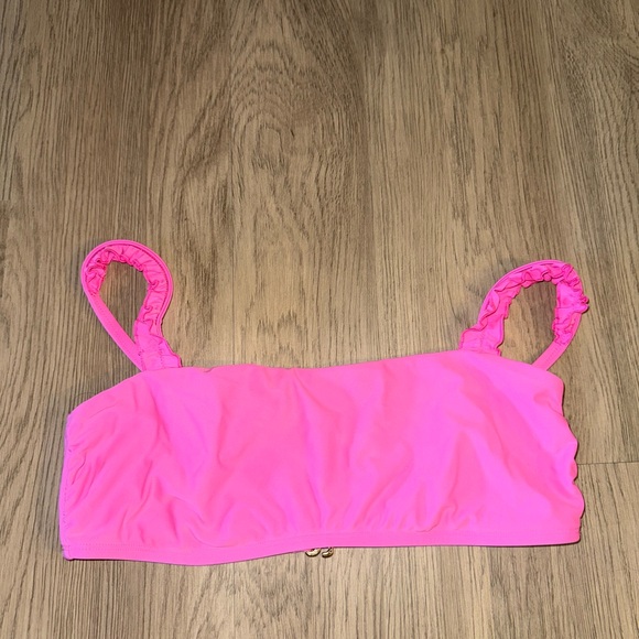 Gilly Hicks Neon Pink Bikini Top - Picture 1 of 3